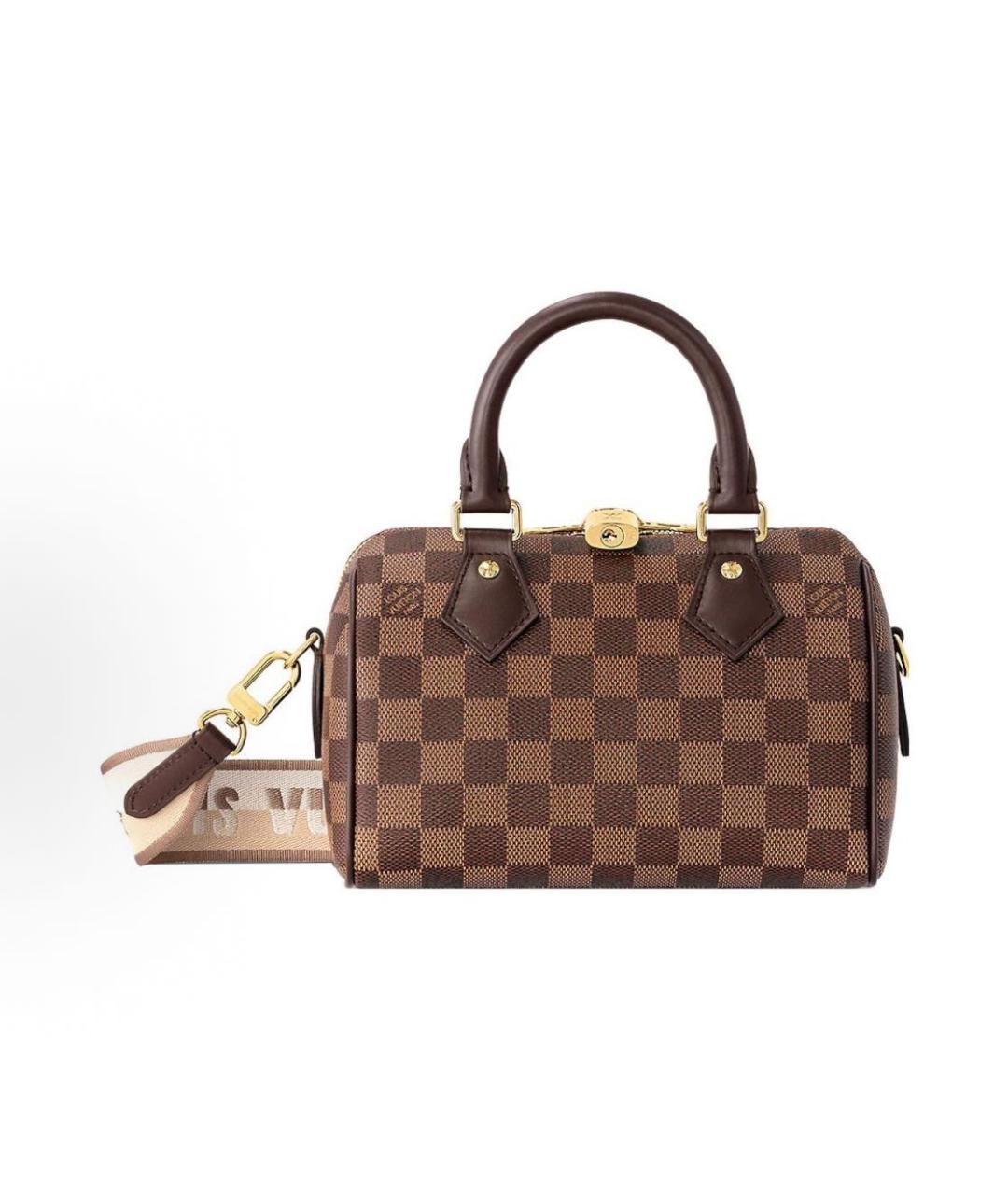 LOUIS VUITTON Коричневая сумка с короткими ручками, фото 4