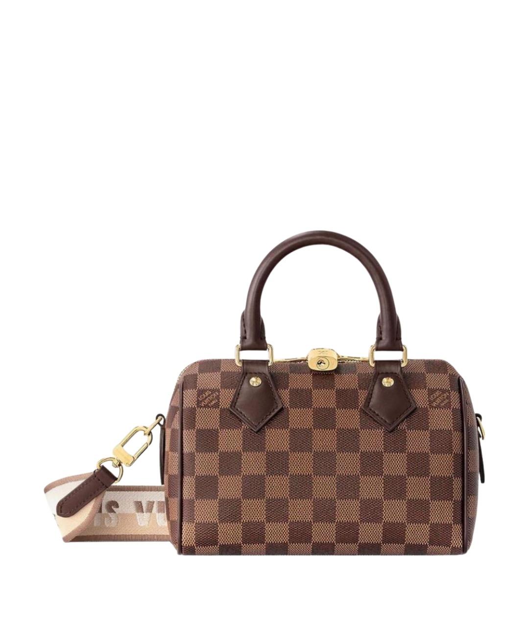 LOUIS VUITTON Коричневая сумка с короткими ручками, фото 1