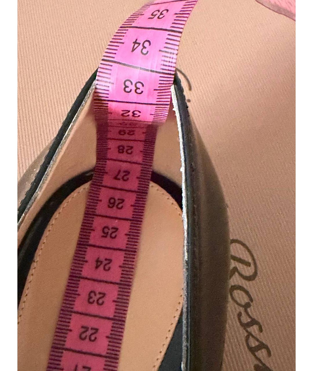 GIANVITO ROSSI Черные балетки из лакированной кожи, фото 7