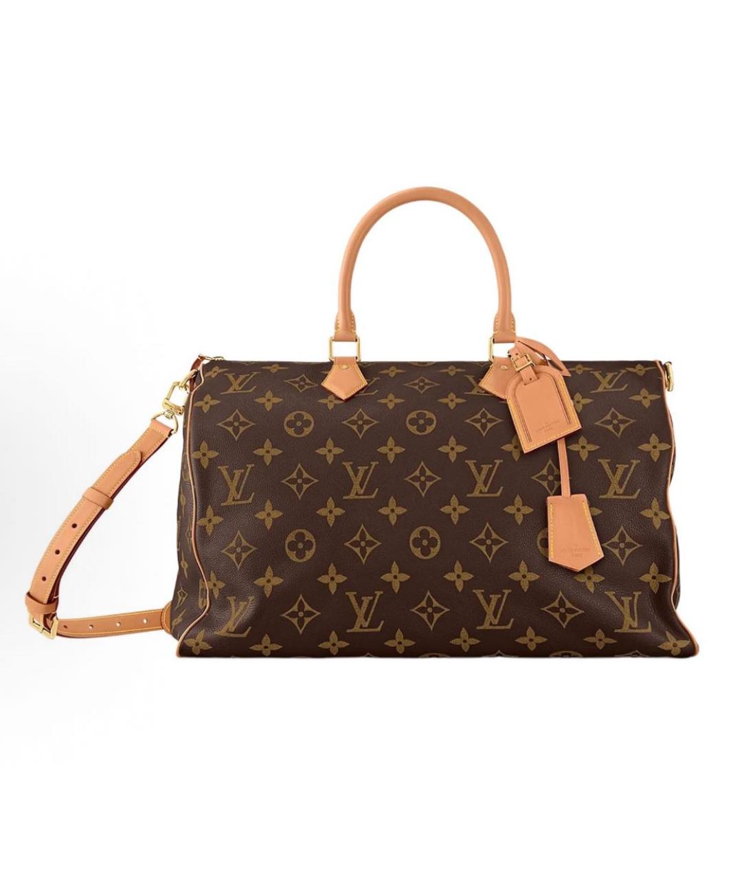 LOUIS VUITTON Коричневая сумка тоут, фото 4