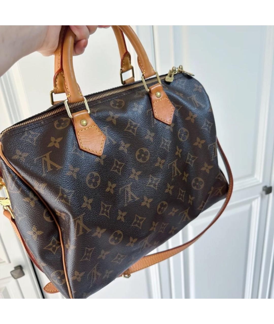 LOUIS VUITTON Коричневая сумка тоут, фото 3