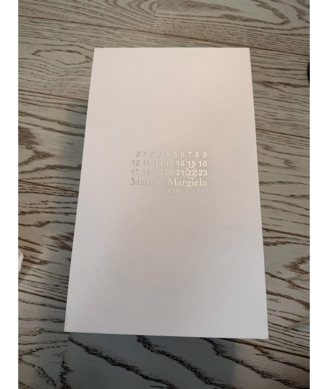 MAISON MARGIELA Темно-синие текстильные низкие кроссовки / кеды, фото 7