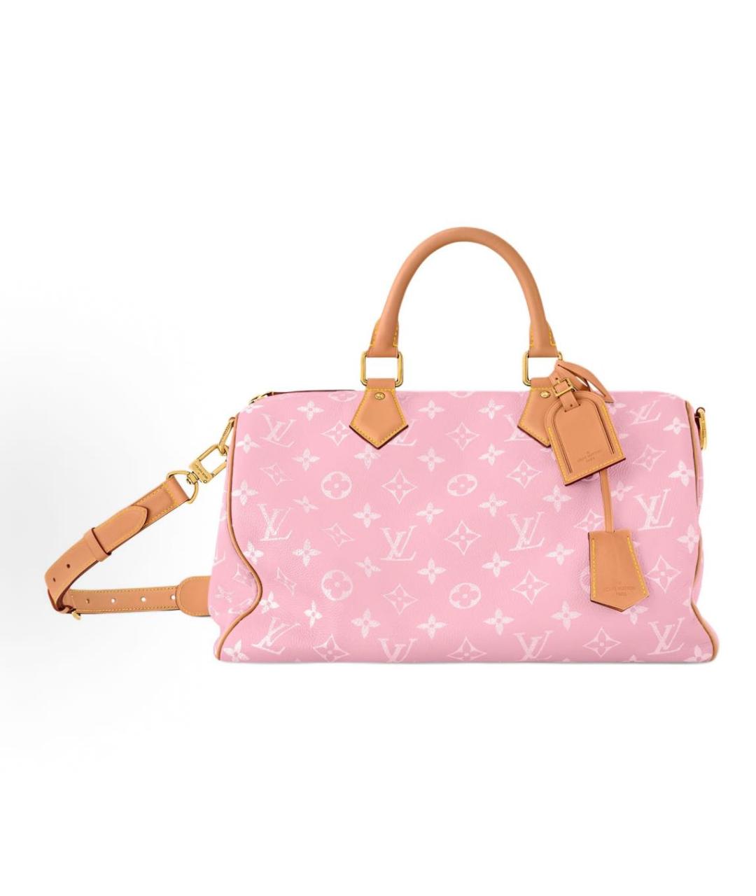 LOUIS VUITTON Розовая сумка с короткими ручками, фото 4