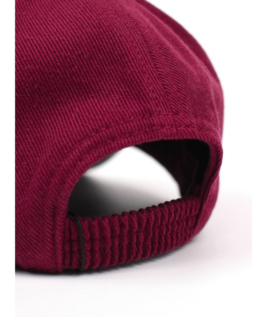 MIU MIU Бордовая хлопковая кепка, фото 3