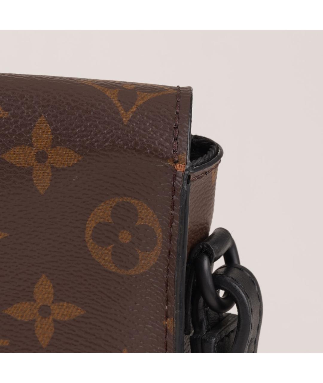 LOUIS VUITTON Коричневая барсетка, фото 7