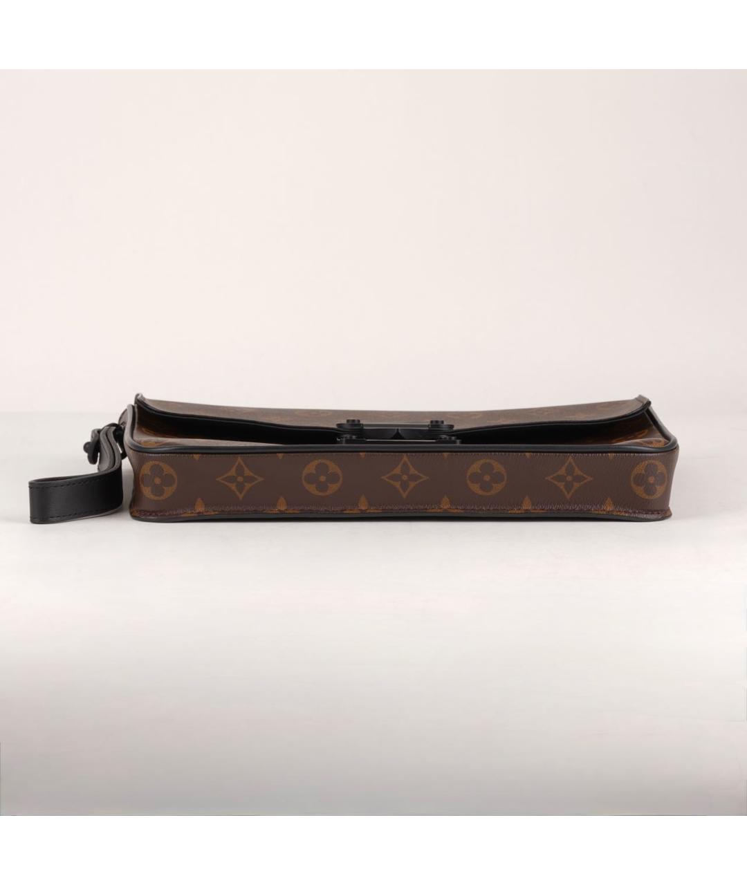 LOUIS VUITTON Коричневая барсетка, фото 6