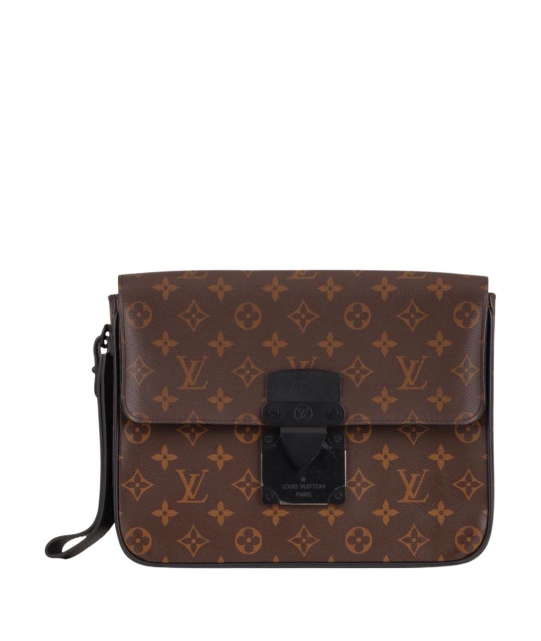 LOUIS VUITTON Коричневая барсетка, фото 1