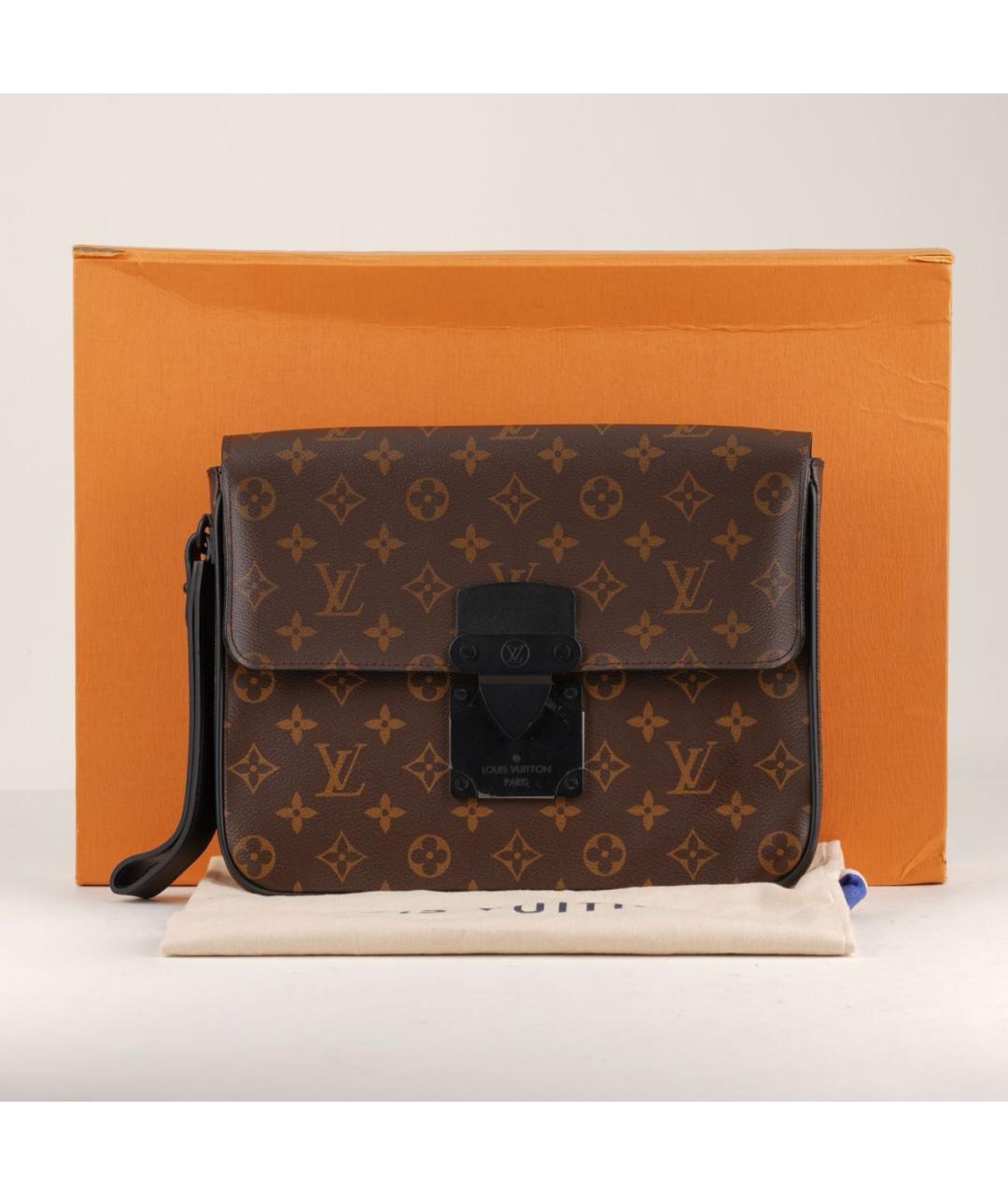 LOUIS VUITTON Коричневая барсетка, фото 2