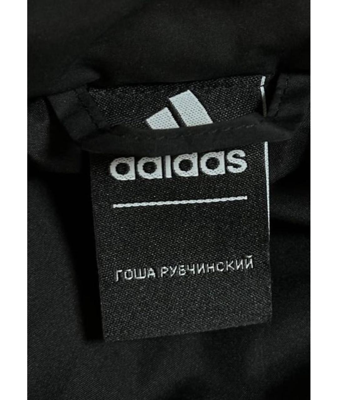 ADIDAS Черная полиэстеровая куртка, фото 3
