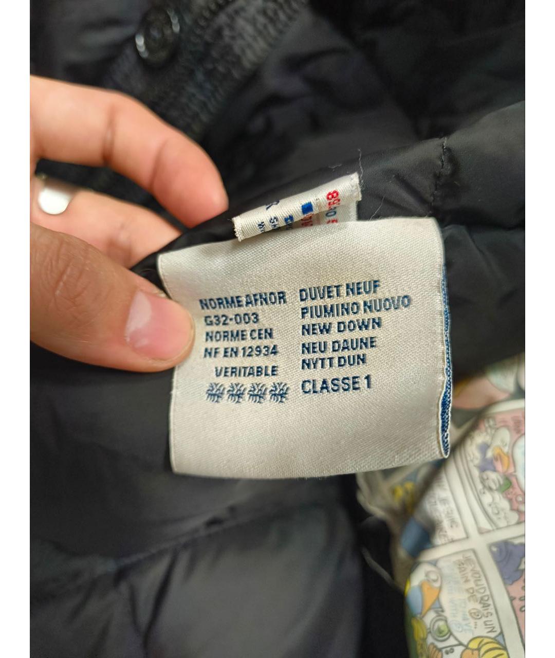 MONCLER Черная куртка, фото 7