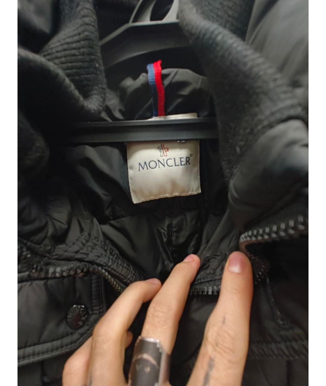 MONCLER Черная куртка, фото 6