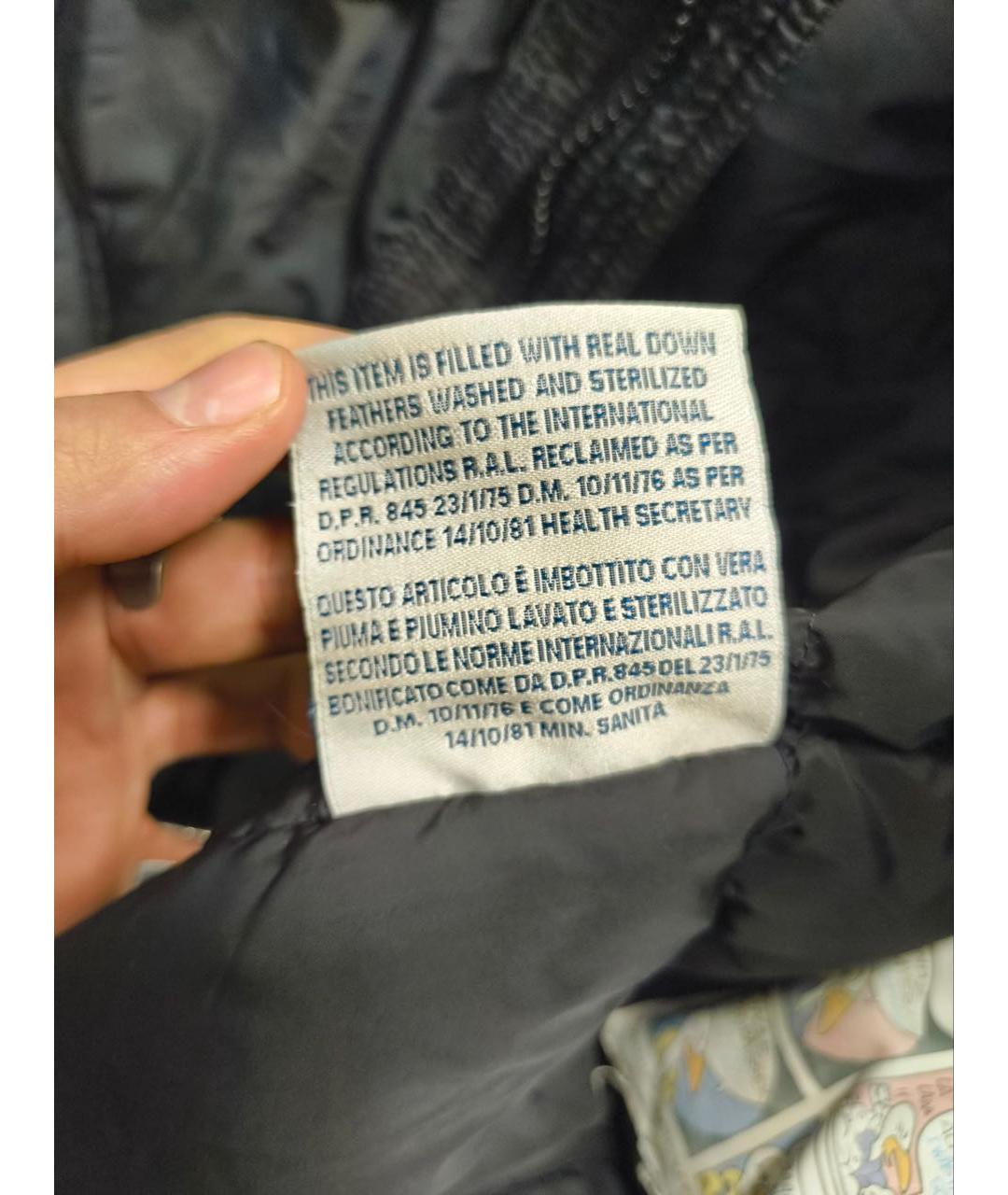 MONCLER Черная куртка, фото 8