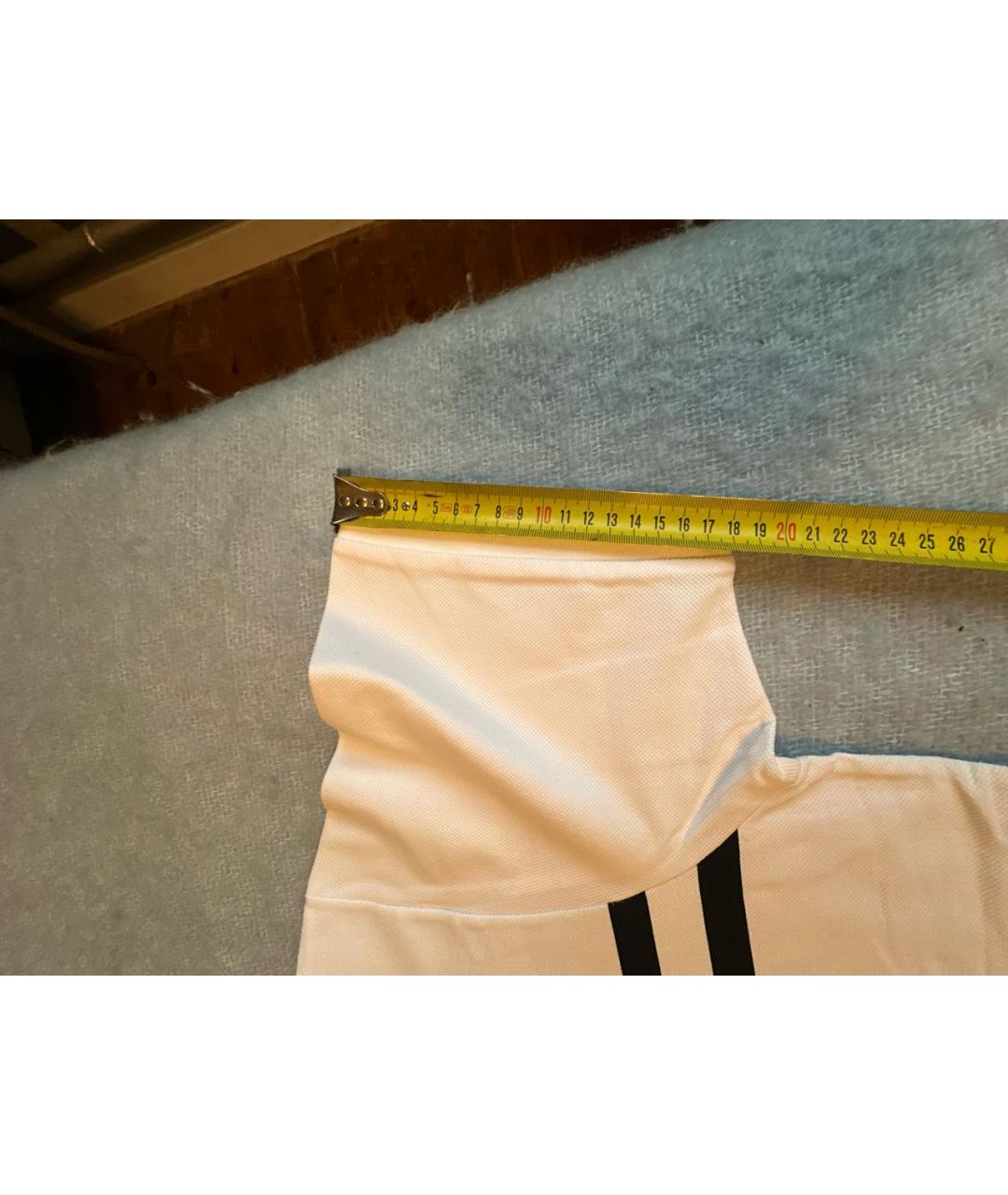 GUCCI Белое хлопковое поло с длинным рукавом, фото 8
