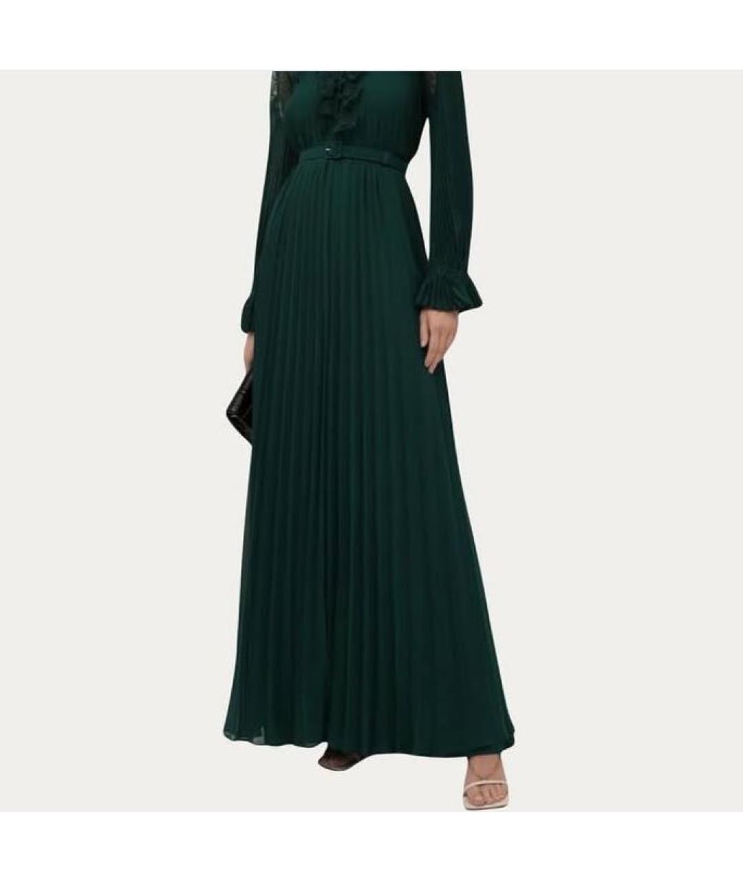 SELF-PORTRAIT Зеленые вечернее платье, фото 2