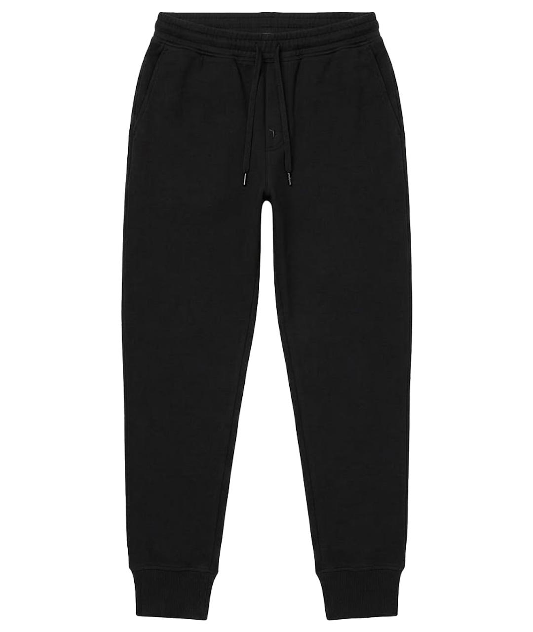 TOM FORD Черные хлопковые повседневные брюки, фото 1