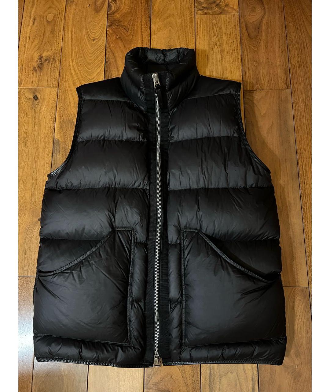 TOM FORD Черная полиэстеровая куртка, фото 5