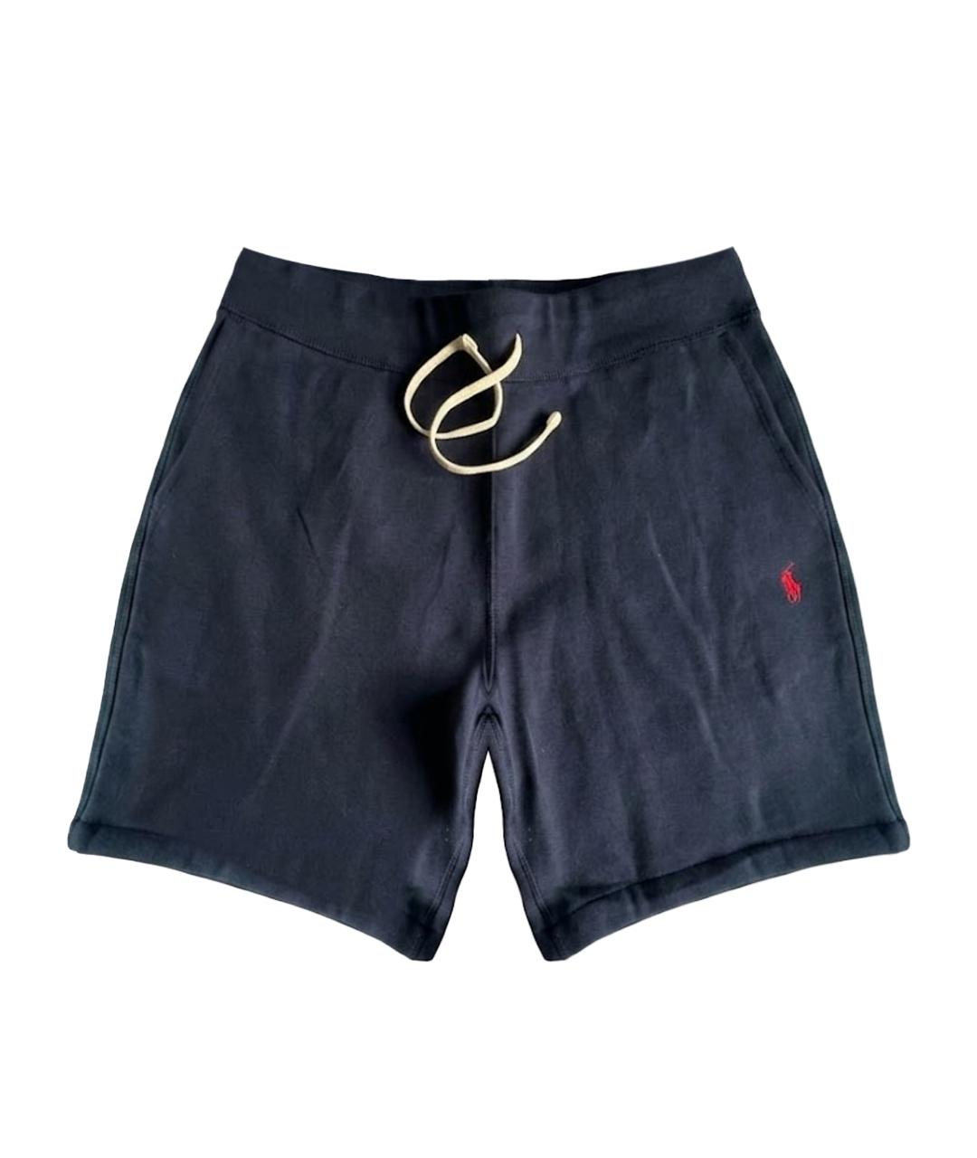 POLO RALPH LAUREN Темно-синие хлопковые шорты, фото 1