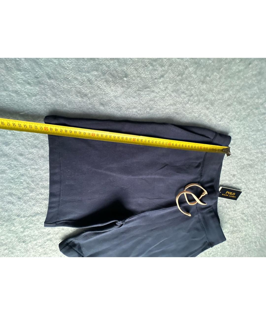 POLO RALPH LAUREN Темно-синие хлопковые шорты, фото 6