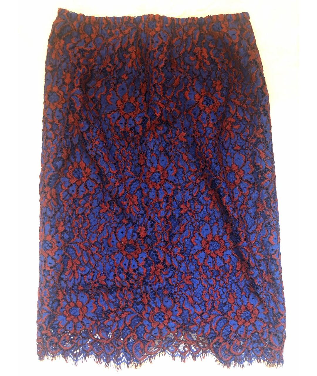 CALVIN KLEIN Мульти хлопковая юбка миди, фото 1