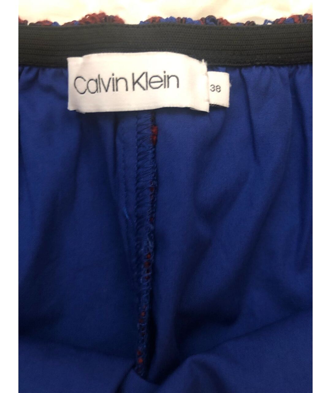CALVIN KLEIN Мульти хлопковая юбка миди, фото 3