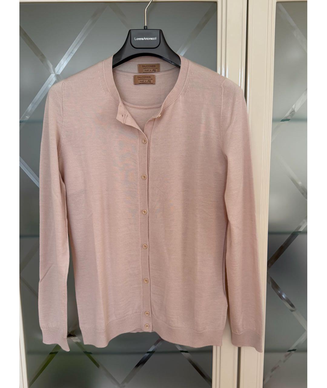 FALCONERI Розовый кашемировый кардиган, фото 9