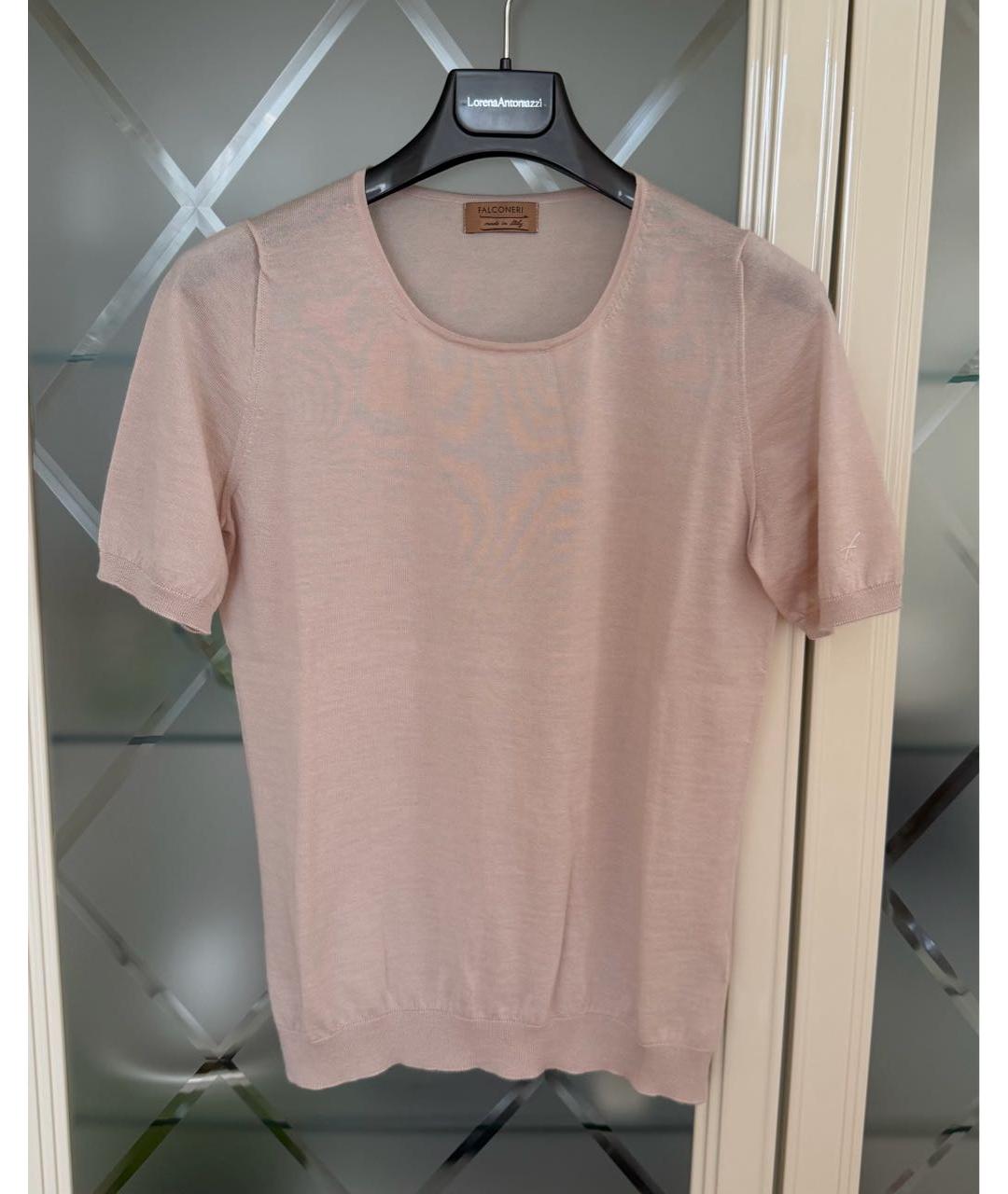 FALCONERI Розовый кашемировый кардиган, фото 4