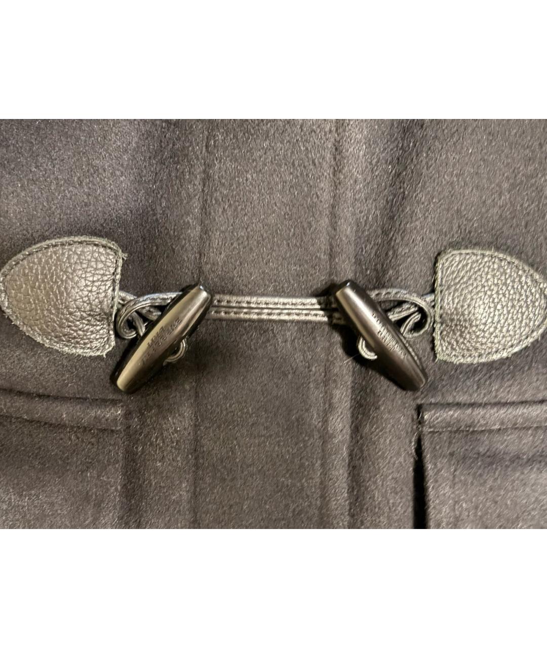 BURBERRY Черное шерстяное пальто, фото 7