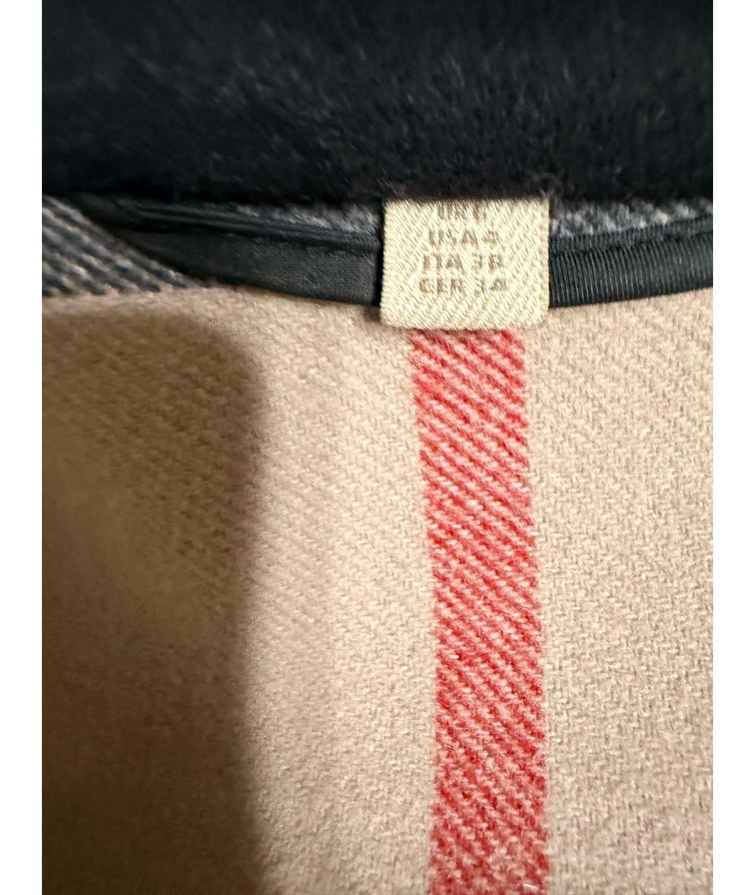 BURBERRY Черное шерстяное пальто, фото 3