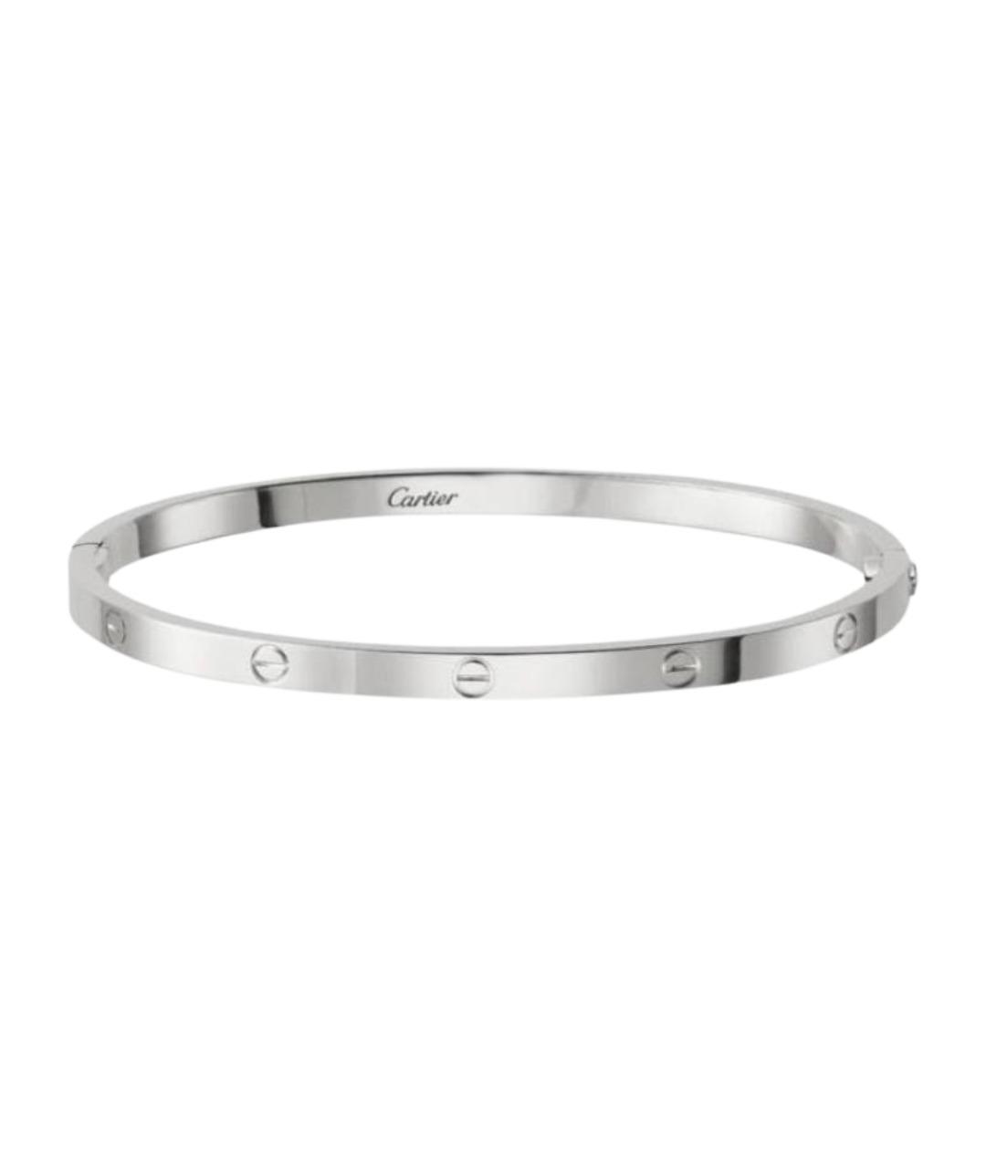 CARTIER Серебрянный браслет из белого золота, фото 1