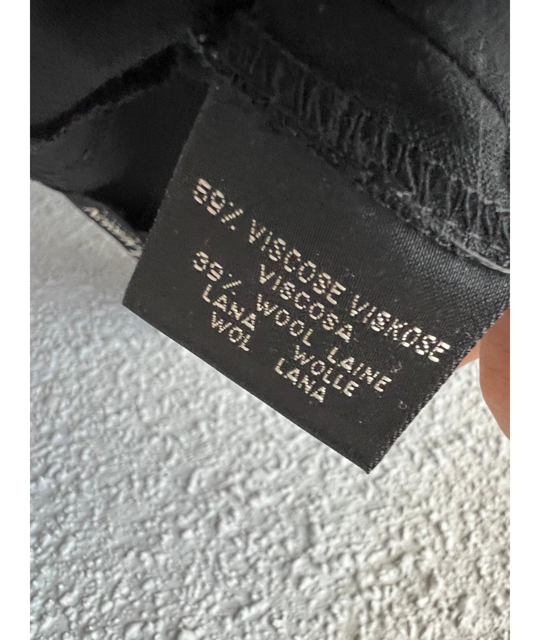 RALPH LAUREN Черные прямые брюки, фото 3