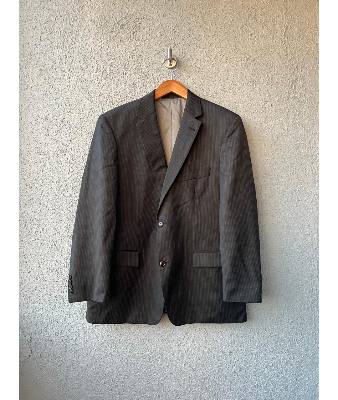 HUGO BOSS Серый классический костюм, фото 4