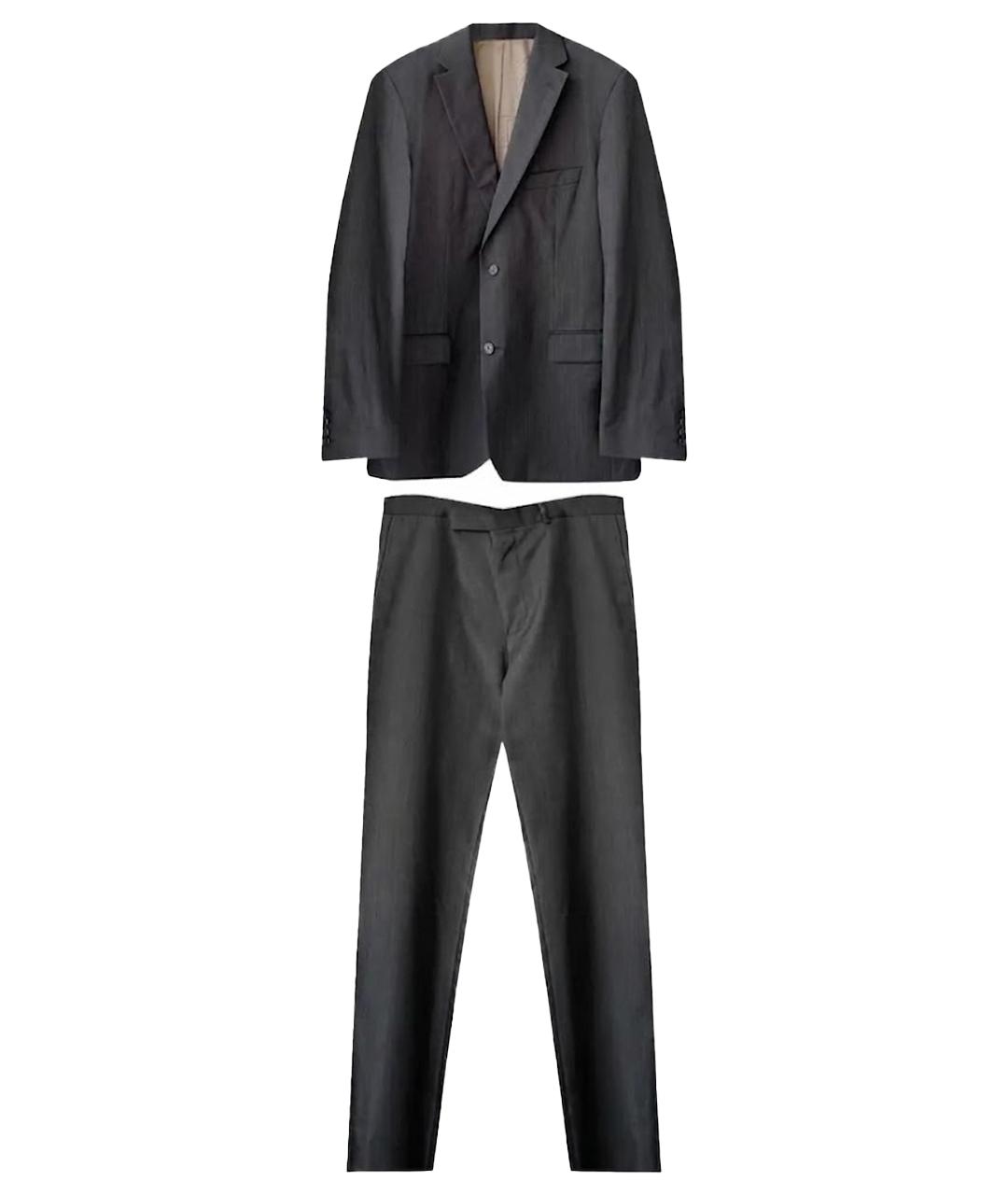 HUGO BOSS Серый классический костюм, фото 1