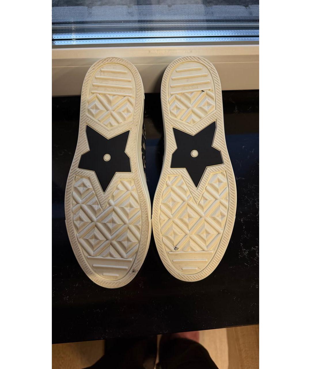 CHRISTIAN DIOR Синие текстильные кеды, фото 5