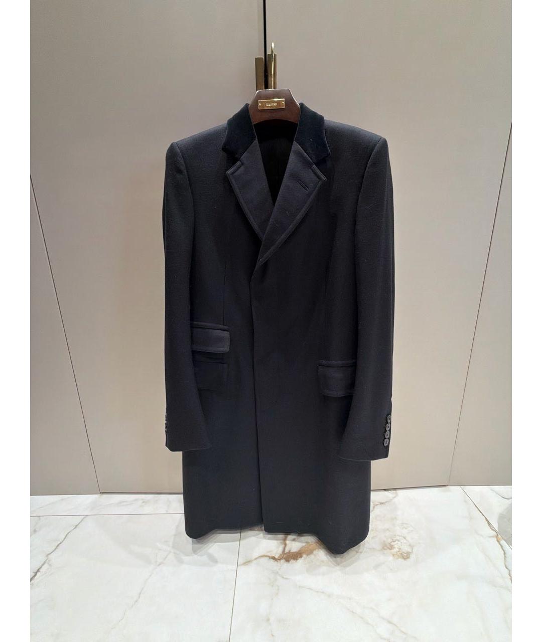 GUCCI Черное шерстяное пальто, фото 8