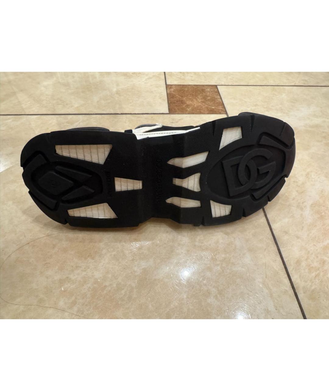 DOLCE&GABBANA Белые замшевые кроссовки, фото 5