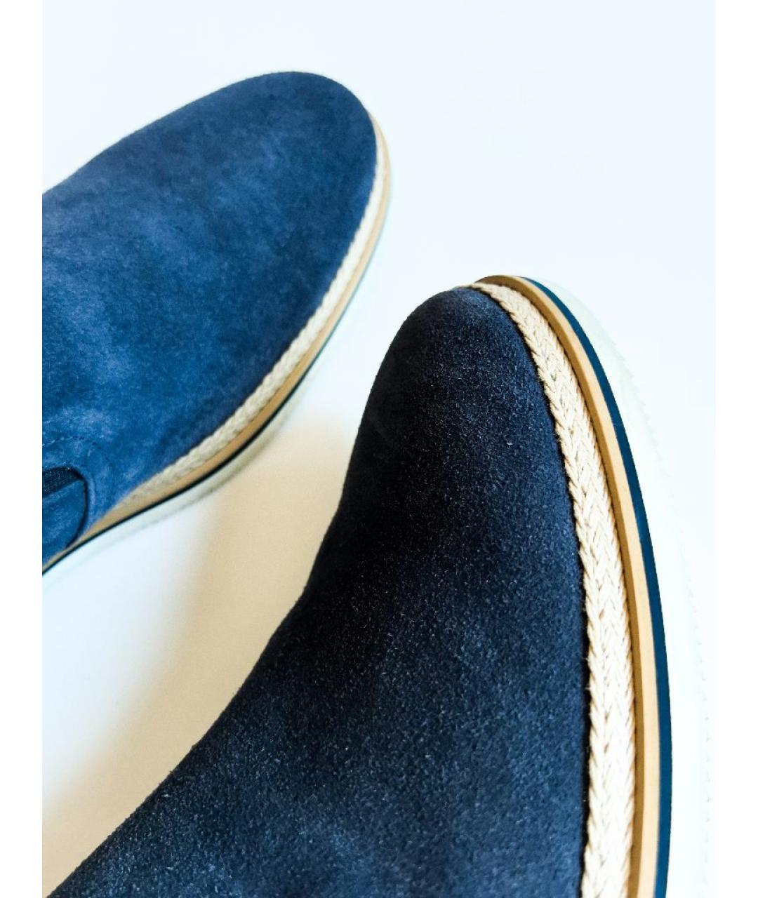 HOGAN Темно-синие замшевые эспадрильи, фото 7