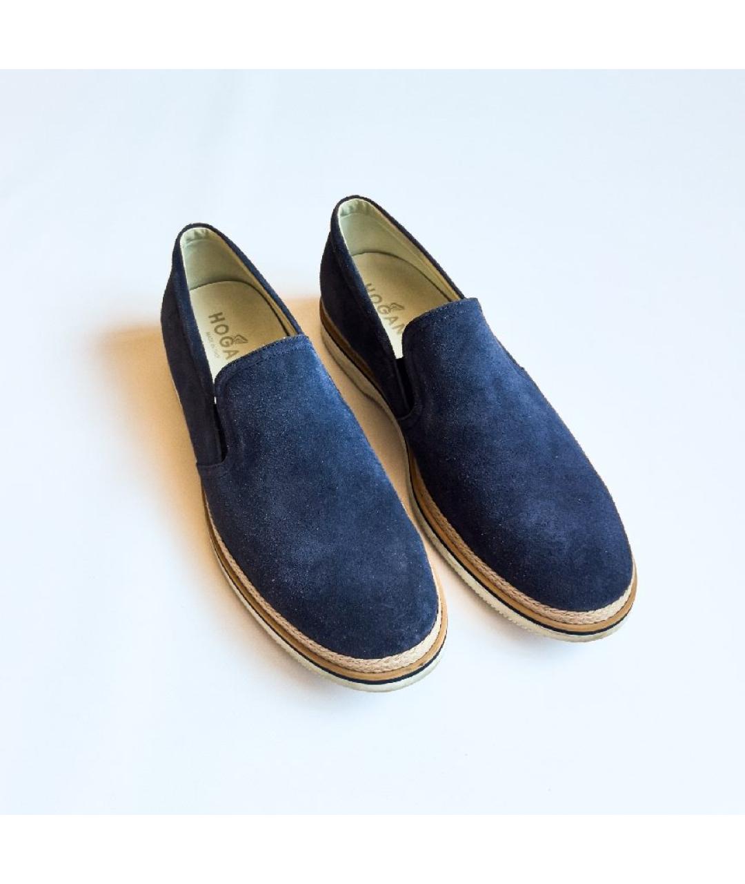 HOGAN Темно-синие замшевые эспадрильи, фото 2
