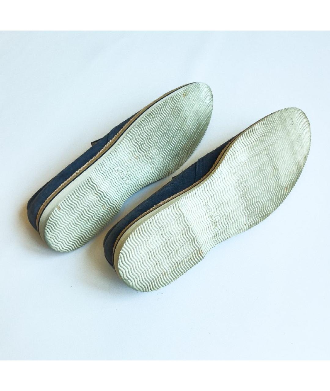 HOGAN Темно-синие замшевые эспадрильи, фото 3