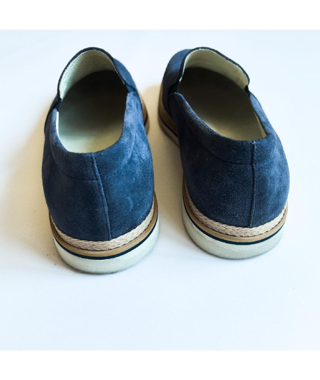 HOGAN Темно-синие замшевые эспадрильи, фото 4