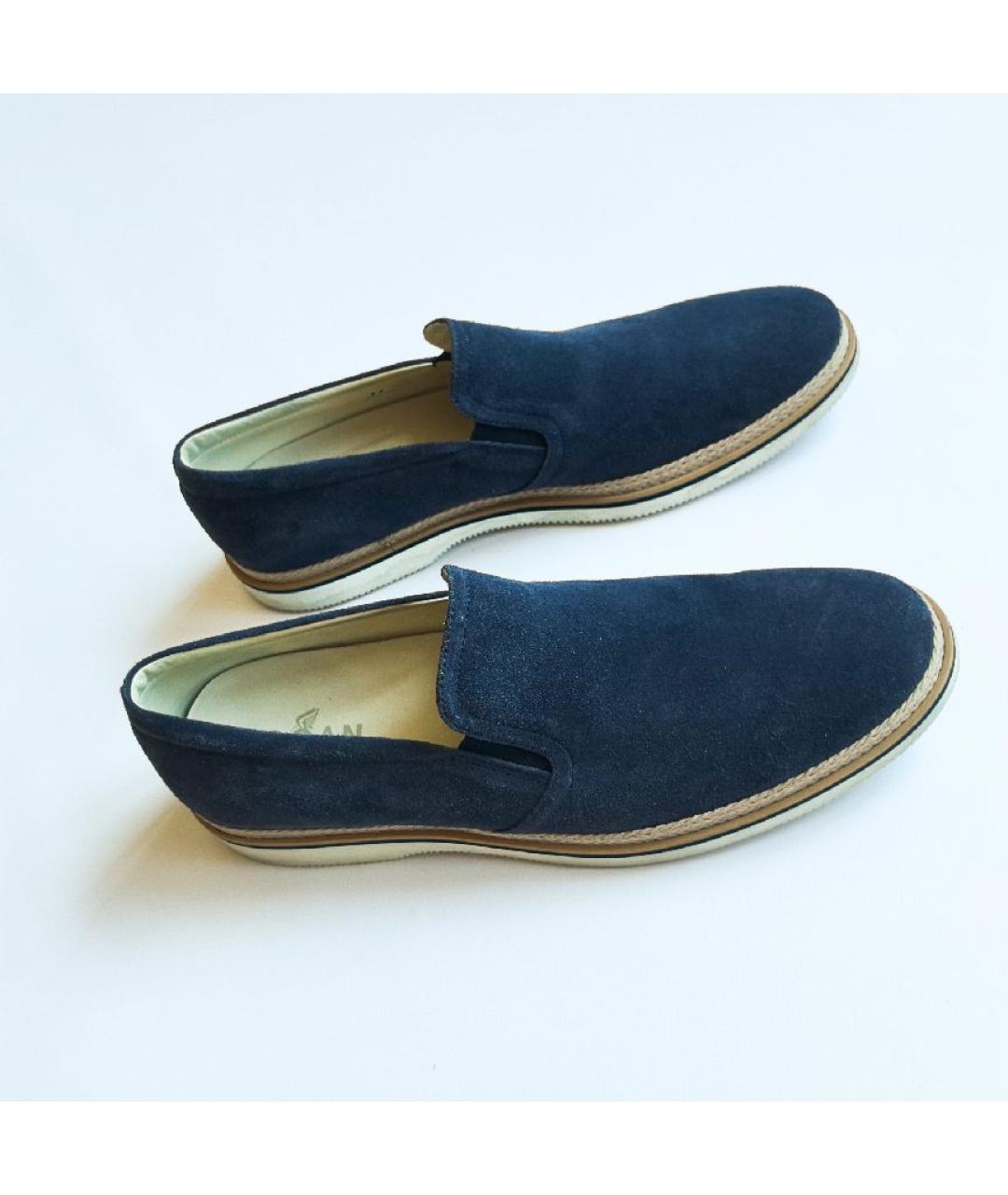 HOGAN Темно-синие замшевые эспадрильи, фото 9