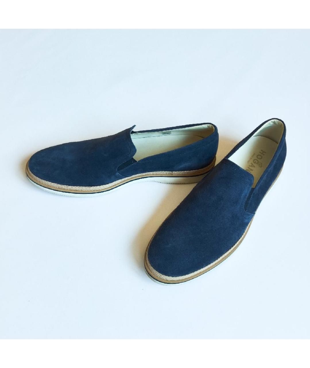 HOGAN Темно-синие замшевые эспадрильи, фото 8