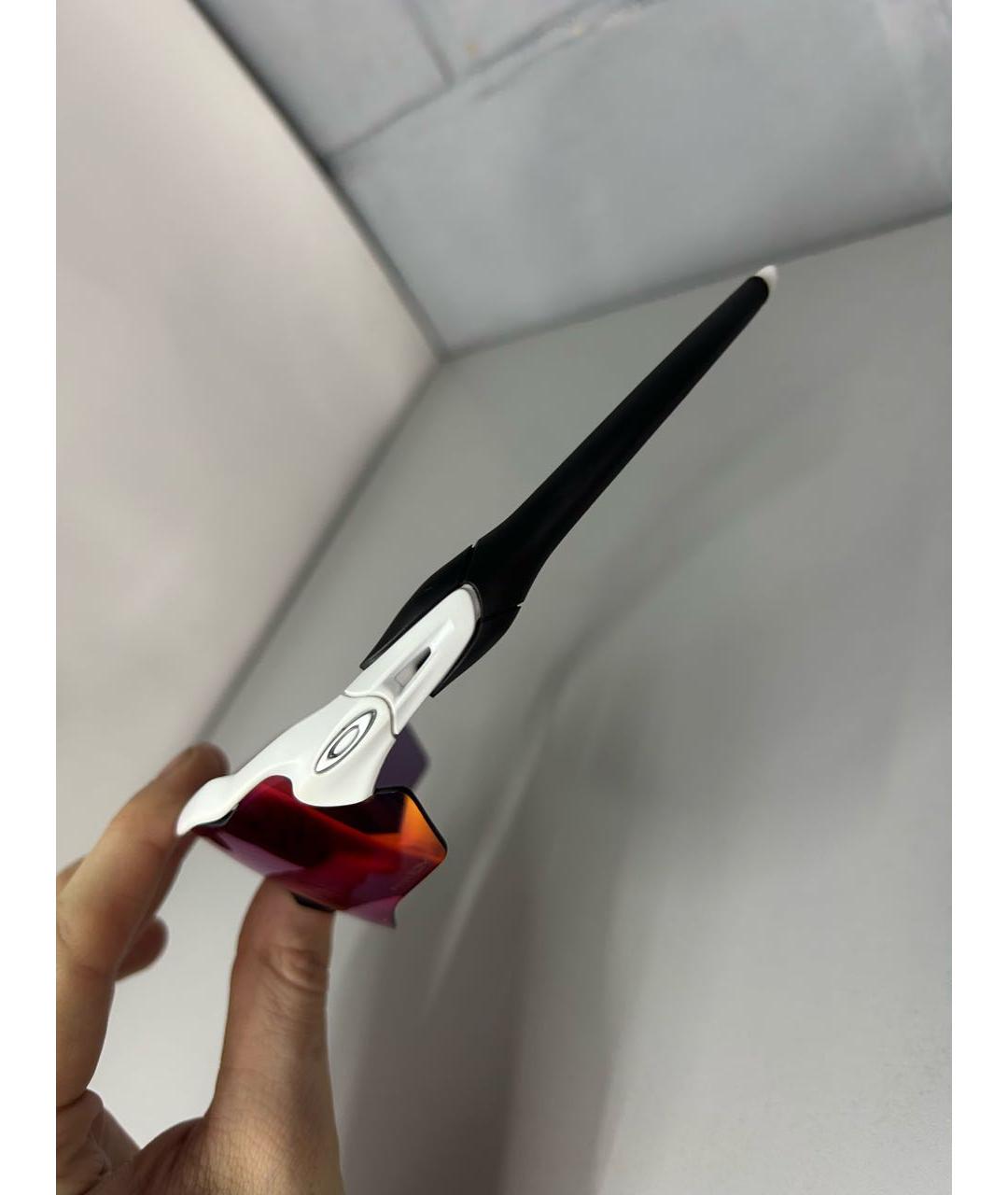 OAKLEY Белые пластиковые солнцезащитные очки, фото 3