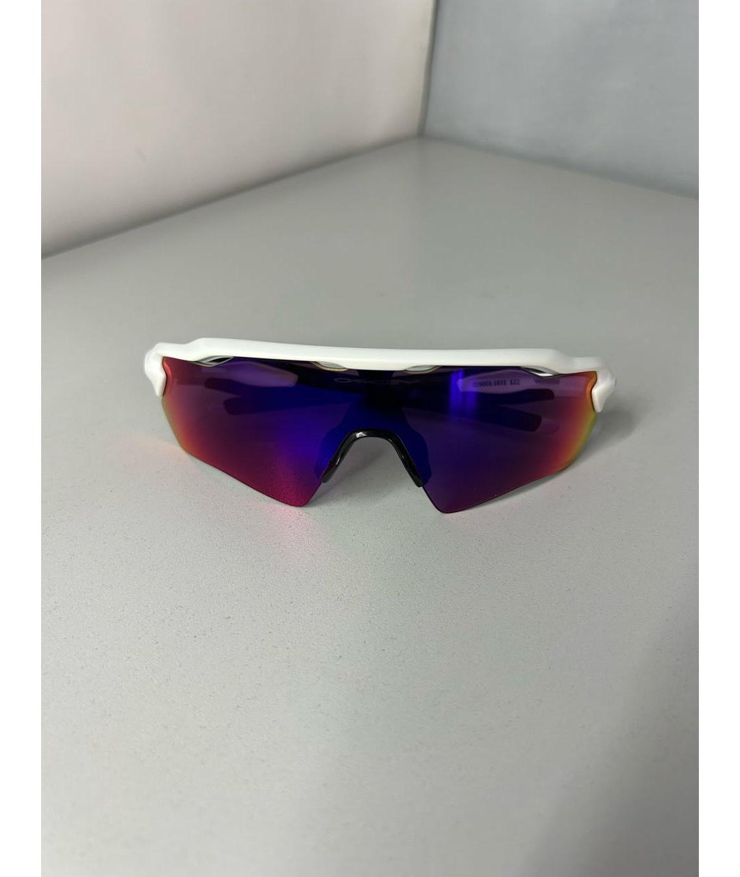 OAKLEY Белые пластиковые солнцезащитные очки, фото 5