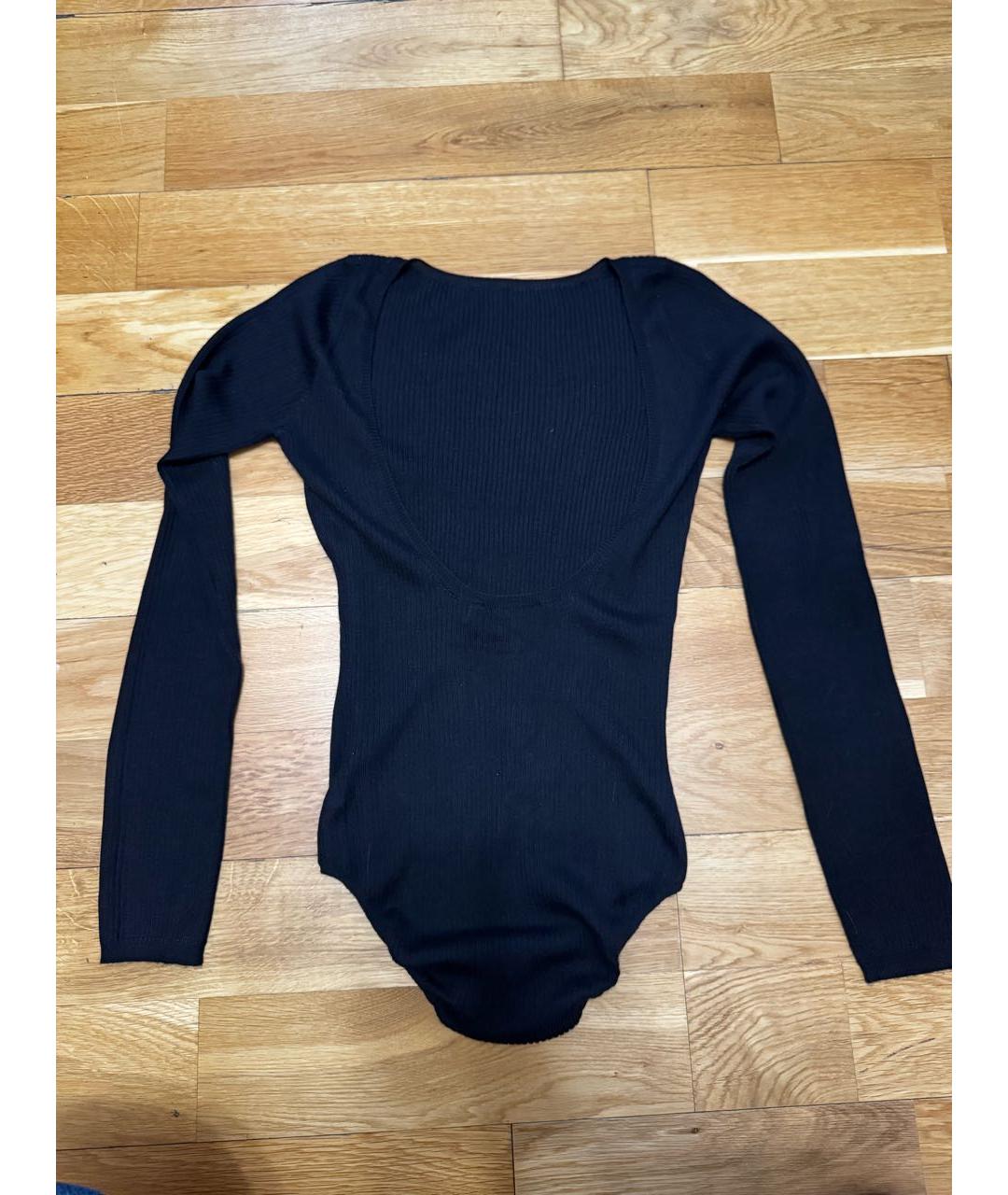 CHRISTIAN DIOR Черное кашемировое боди, фото 2