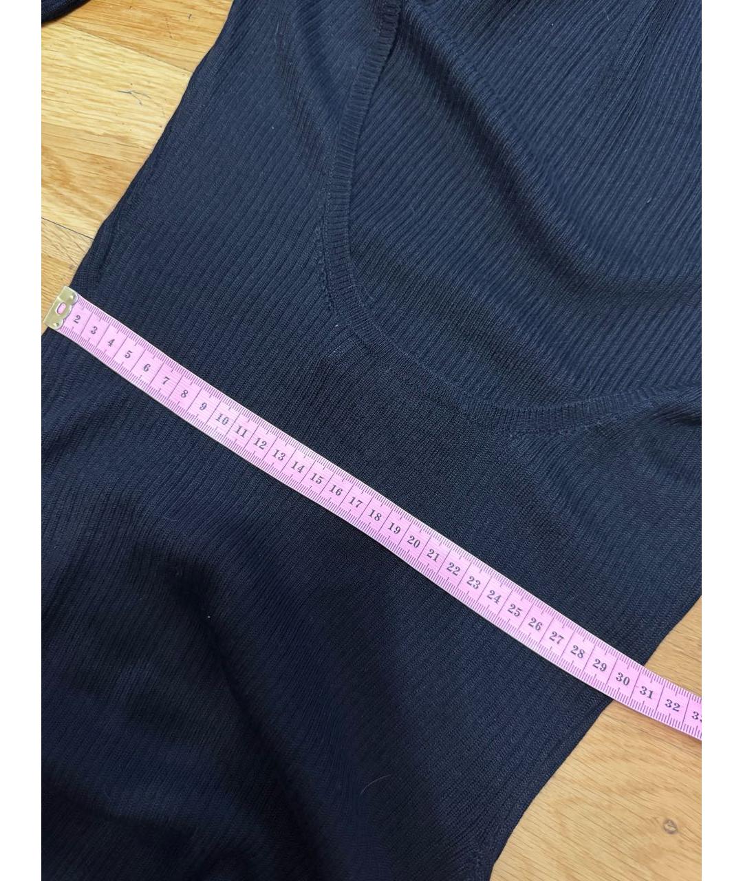 CHRISTIAN DIOR Черное кашемировое боди, фото 6