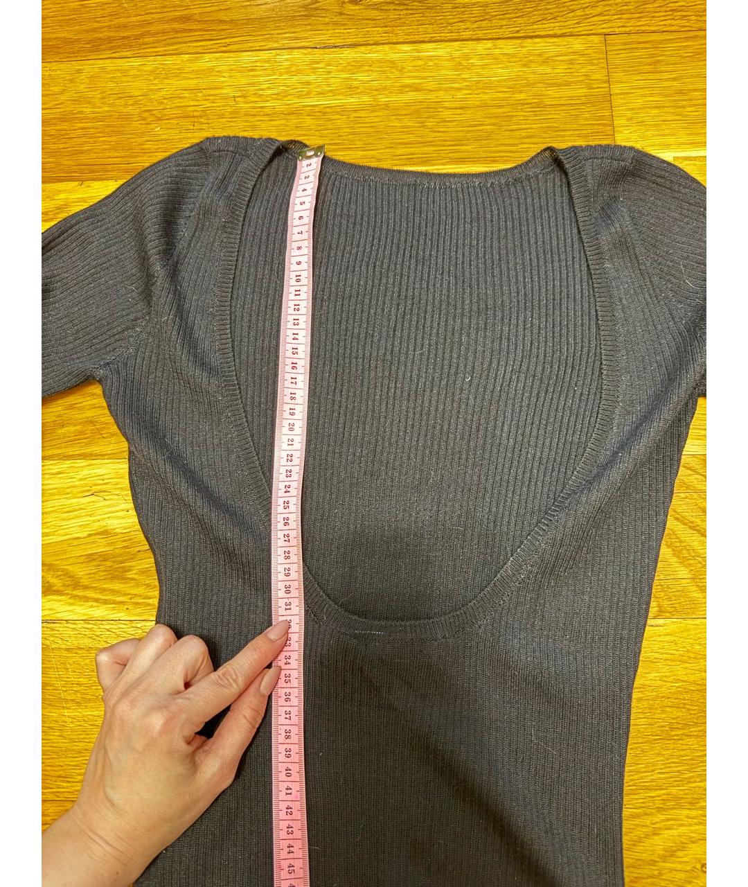 CHRISTIAN DIOR Черное кашемировое боди, фото 4