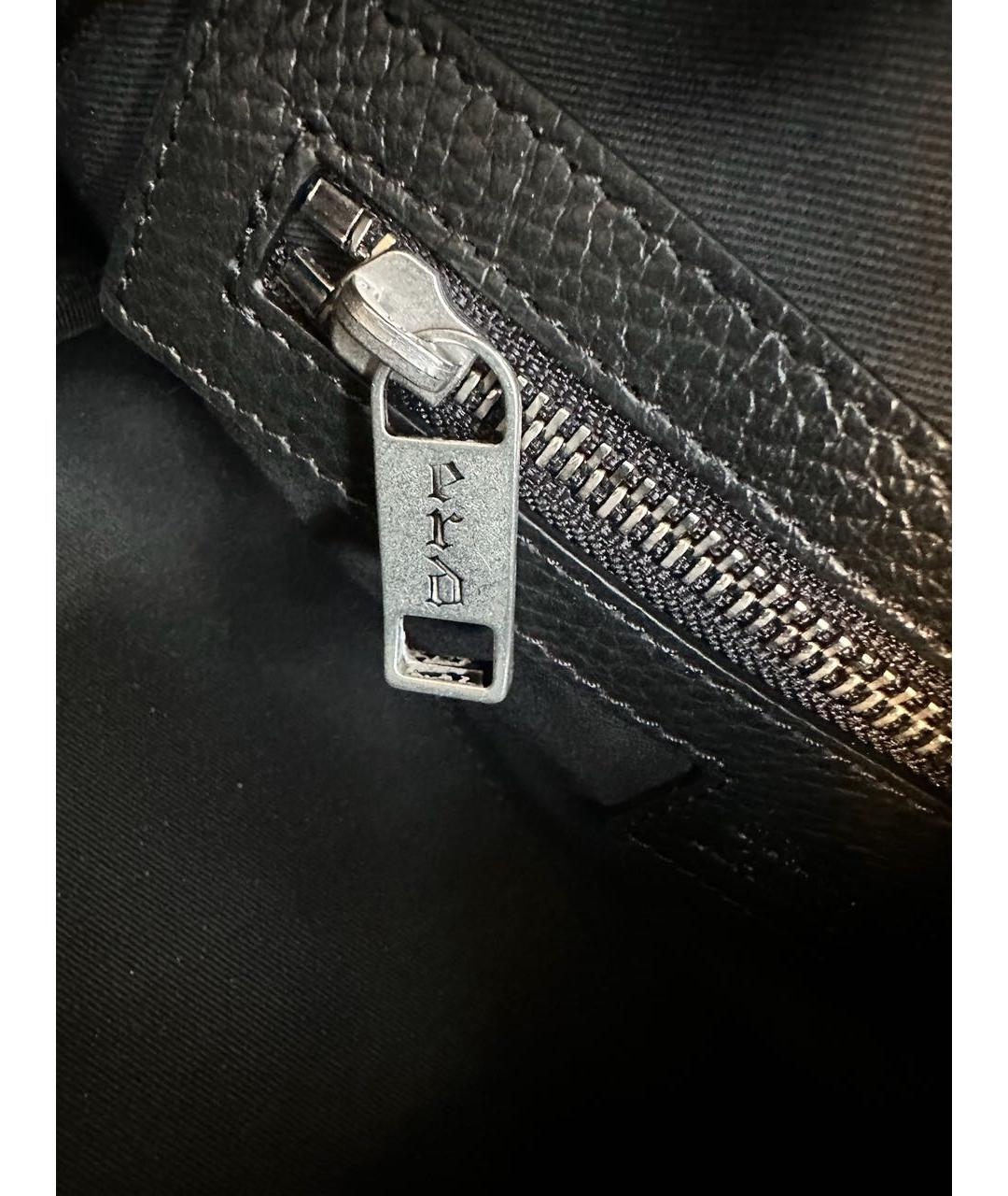 Enfants Riches Déprimés Черная кожаная сумка через плечо, фото 6