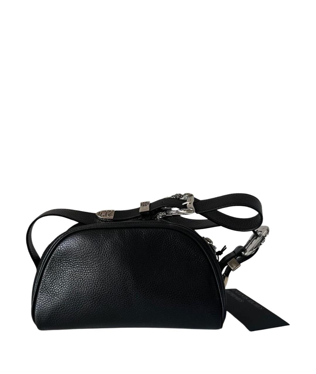 Enfants Riches Déprimés Черная кожаная сумка через плечо, фото 1