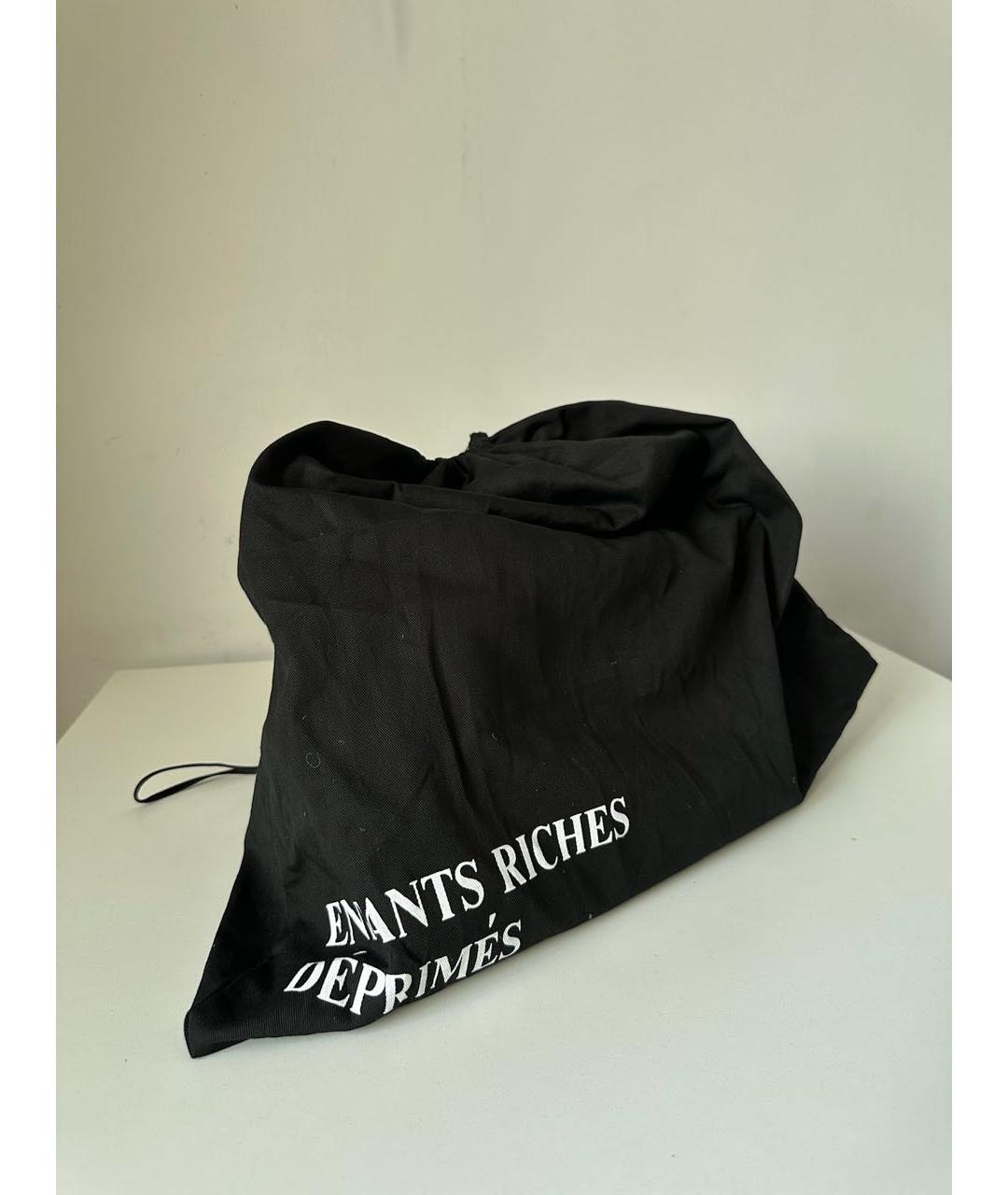 Enfants Riches Déprimés Черная кожаная сумка через плечо, фото 8