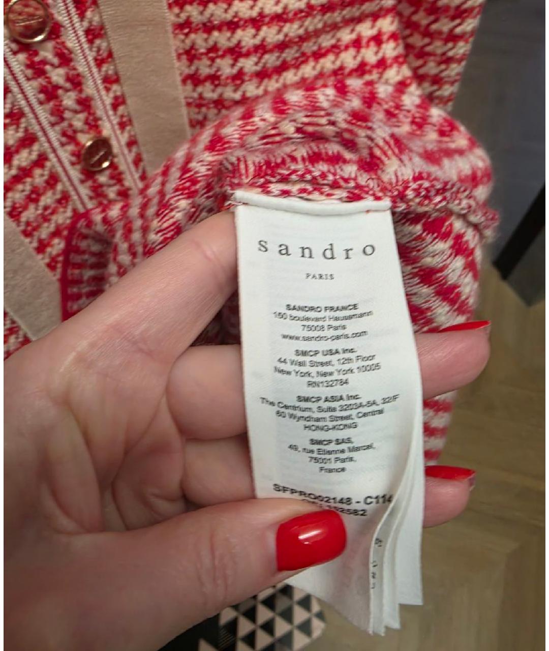 SANDRO Мульти вискозное повседневное платье, фото 3